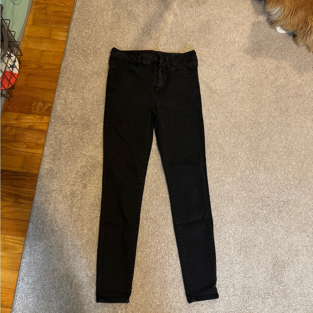 American Eagle Outfitters Black Skinny Stretch Jeans